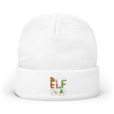 Embroidered Elf Squad Knit Beanie – Holiday Christmas Winter Hat