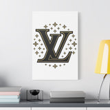 Luxurious Stretched Canvas Art - Designer Inspired Home Decor, Wall Art, Modern Art Piece, Gifts for Fashion Lovers, Home Office Decor