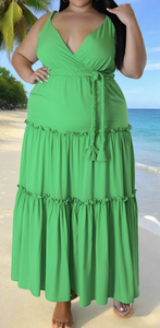 Just Beachy Dress! (Green)