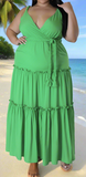 Just Beachy Dress! (Green)