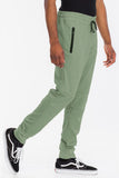 Men's Solid Heathered Jogger Size S-3XL