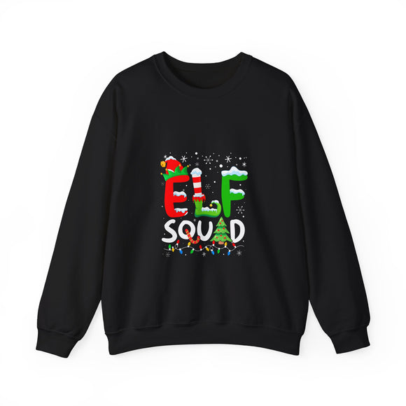 Elf Team Unisex Sweatshirt - Heavy Blend Crewneck for Holidays