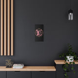 Luxury Canvas Art Print, Modern Wall Decor, Gift for Her, Home Accent, Chic Artwork, LV Inspired Design