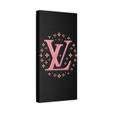 Luxury Canvas Art Print, Modern Wall Decor, Gift for Her, Home Accent, Chic Artwork, LV Inspired Design