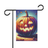 Halloween Garden Banner - Spooky Jack O Lantern Design