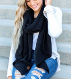 Brand CC Draped Scarves- 5 Colors