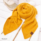 Brand CC Draped Scarves- 5 Colors