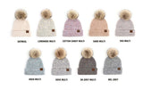 Brand CC- Cozy Marled Pom Beanie- 8 Colors