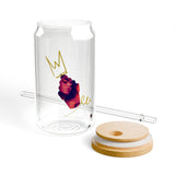 Ice Cream Queen Sipper Glass, 16oz