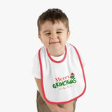 Baby Grinchmas Trim Jersey Bib