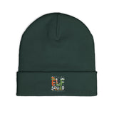 Embroidered Elf Squad Knit Beanie – Holiday Christmas Winter Hat