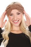 Winter Crochet Bow Headband- 6 Colors