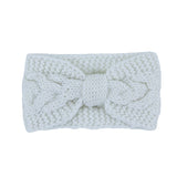Winter Crochet Bow Headband- 6 Colors