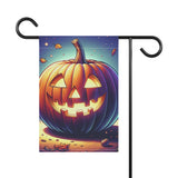 Halloween Garden Banner - Spooky Jack O Lantern Design