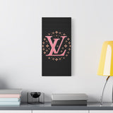 Luxury Canvas Art Print, Modern Wall Decor, Gift for Her, Home Accent, Chic Artwork, LV Inspired Design