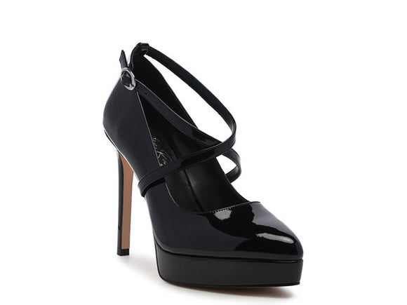 Cross Strap Stiletto Pump 2 Colors Available