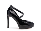 Cross Strap Stiletto Pump 2 Colors Available