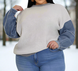 All for you Sweater (1X-3X)