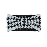 Houndstooth Headband Bow -6 Colors
