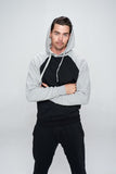 Men's Denim and Fleece Hoodies- S-XL