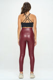High Waist PU Leather Corset Cincher  Pants- 3 Colors S-XL