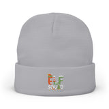 Embroidered Elf Squad Knit Beanie – Holiday Christmas Winter Hat