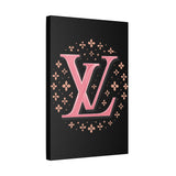Luxury Canvas Art Print, Modern Wall Decor, Gift for Her, Home Accent, Chic Artwork, LV Inspired Design