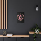 Luxury Canvas Art Print, Modern Wall Decor, Gift for Her, Home Accent, Chic Artwork, LV Inspired Design