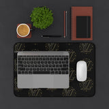 Elegant Monogram Desk Mat for Stylish Workspaces, Office Decor, Home Office Accessory, Desk Organizer, Birthday Gift