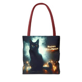 Halloween Black Cat Tote Bag