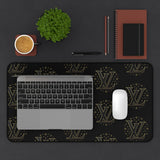 Elegant Monogram Desk Mat for Stylish Workspaces, Office Decor, Home Office Accessory, Desk Organizer, Birthday Gift