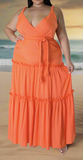 Just Beachy Dress! (Orange)