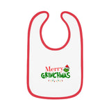 Baby Grinchmas Trim Jersey Bib