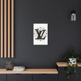 Luxurious Stretched Canvas Art - Designer Inspired Home Decor, Wall Art, Modern Art Piece, Gifts for Fashion Lovers, Home Office Decor