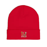 Embroidered Elf Squad Knit Beanie – Holiday Christmas Winter Hat