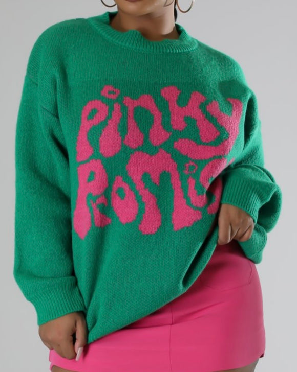 Pink and Green Promise(One Size fits all)