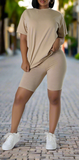 Summer Short Set (S-XL) Taupe