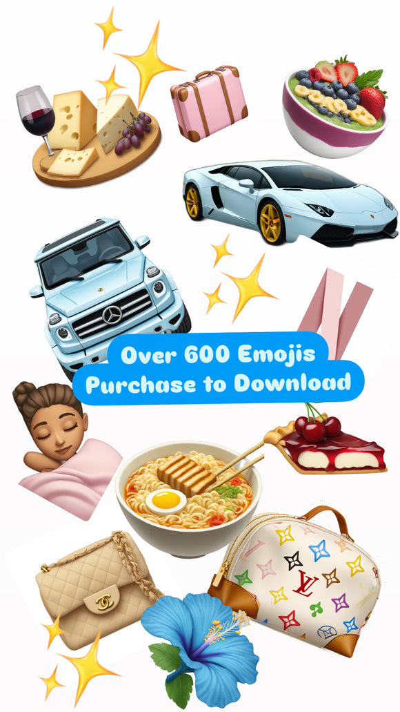 600 Emojis (Digital Download)