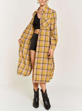 Plaid Long Shirt Sizes 1X-3X 3 Colors Available