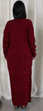 Burgundy Cardigan