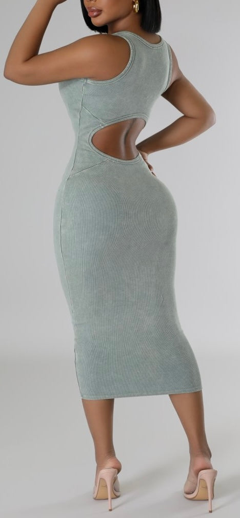 Light Moss Dress