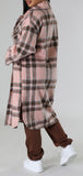 Falling for you -Jacket (Mauve/Brown)