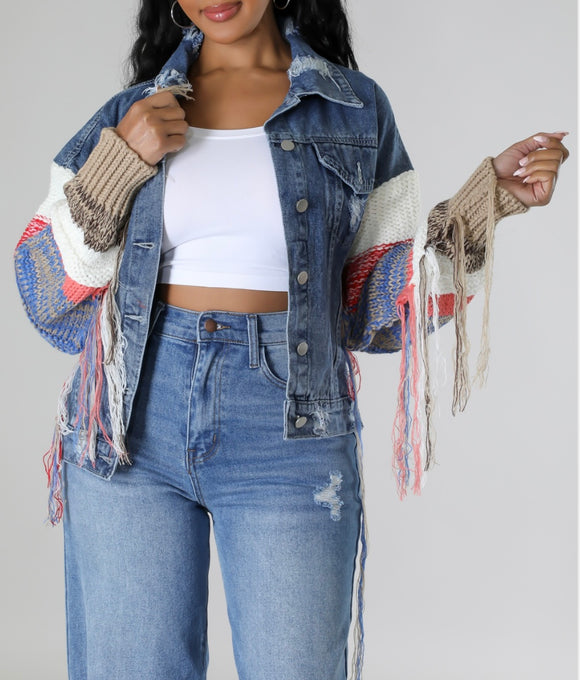 Knitting Jean Jacket