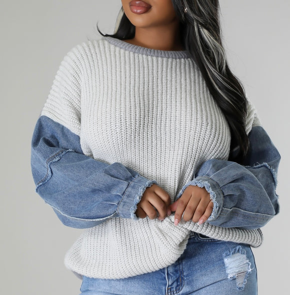 Blue Jean Sweater