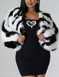 Black and White Coat