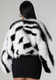 Black and White Coat
