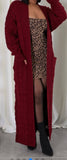 Burgundy Cardigan
