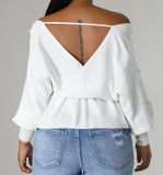 Valentine White Sweater