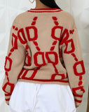 Soro Red Cardigan
