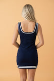 True Blue Sleeveless Dress. S-XL